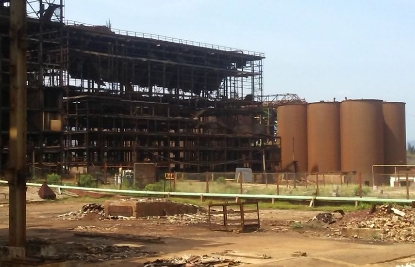 Lo que queda de la planta René Ramos Latour. (DDC)