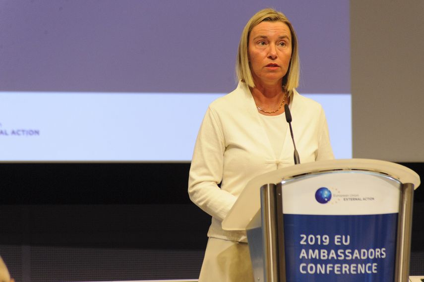 La Alta Representante de Pol&iacute;tica Exterior y de Seguridad Com&uacute;n, Federica Mogherini.&nbsp;