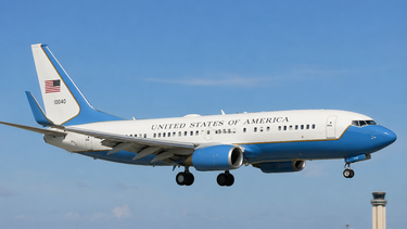 Recreación digital de un Boeing C-40B Clipper.&nbsp;