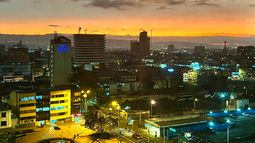 Vista parcial de Bogotá, capital de Colombia.