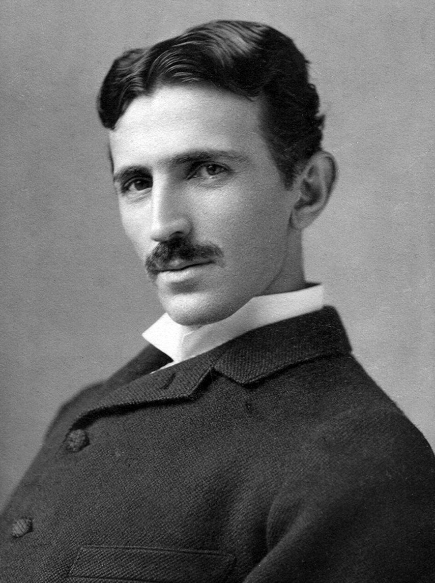 Nikola Tesla con 34 años.&nbsp;
