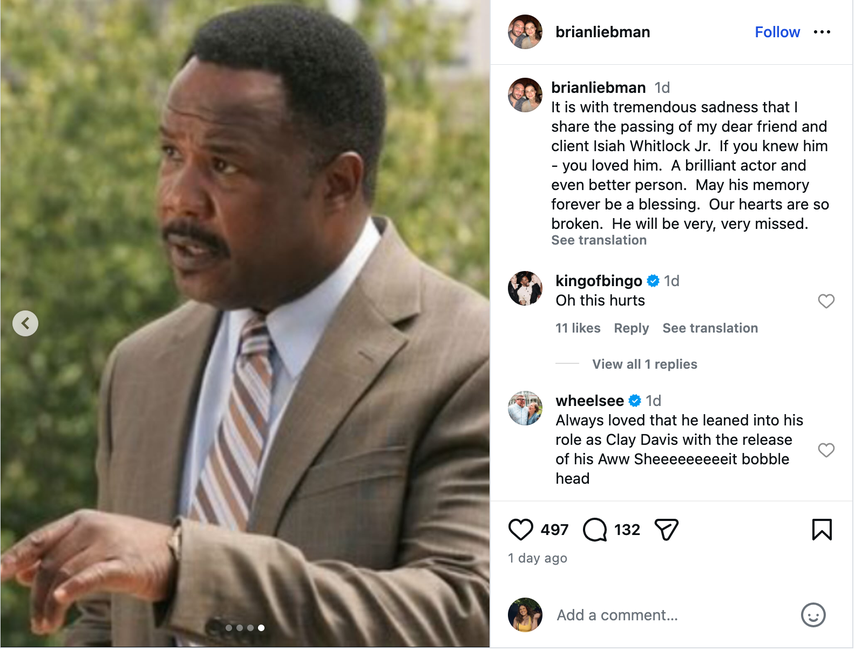 Isiah Whitlock, actor de The Wire