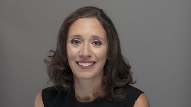 Julie Pace, jefa de la oficina de Washington de The Associated Press, en una foto tomada en la oficina de Washington de AP el 26 de agosto de 2021.