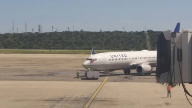 asi salio el ultimo vuelo de united airlines de venezuela