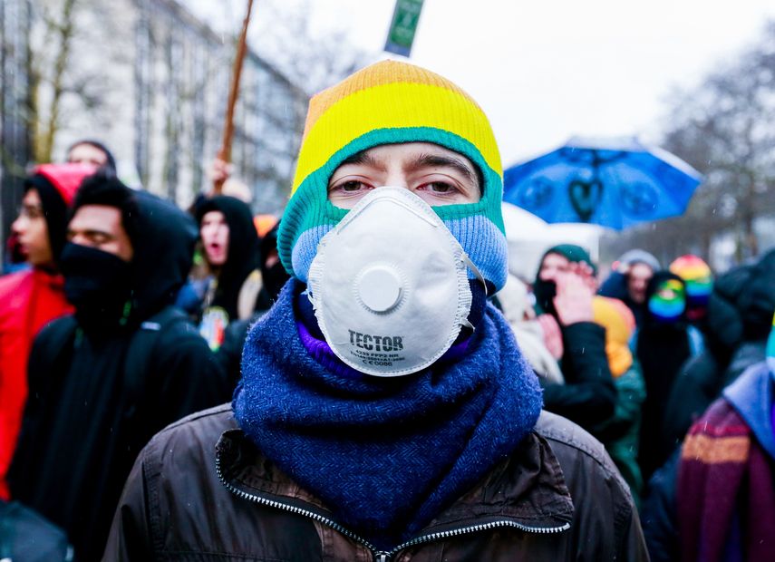 La ciudad de Bruselas vivió este domingo una nueva jornada de movilizaciones, en la que unas 70.000 personas reclamaron medidas urgentes para frenar el cambio climático.