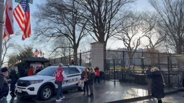 El ambiente en Washington el fin de semana previo a la ceremonia de juramentación en la que Donald J. Trump asumirá la presidencia de EEUU.&nbsp;