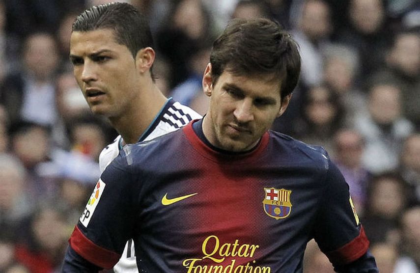 El delantero argentino del Barcelona Leonel Messi y el delantero portugués del Real Madrid Cristiano Ronaldo (EFE) 