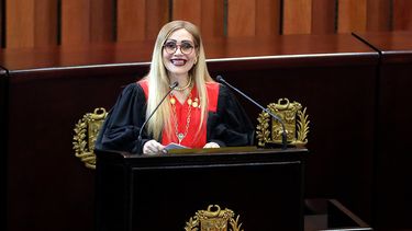 Presidenta del Tribunal Supremo de Justicia de Venezuela (TSJ), al servicio del régimen de Nicol{as Maduro,&nbsp; Caryslia Rodríguez