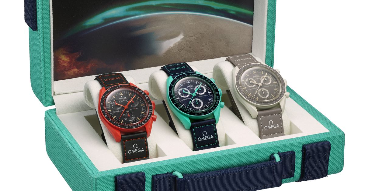 Marca Swatch lanza tres modelos de relojes inspirados en la Tierra