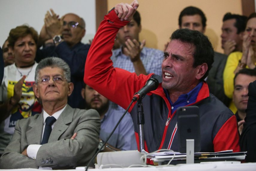 Capriles anuncia la Toma de Venezuela y denuncia un golpe de Estado en Venezuela