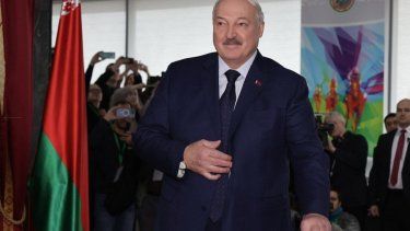 El presidente de Bielorrusia, Alexander Lukashenko.   