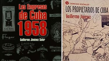 Portadas de Las empresas de Cuba 1958 y Los propietarios de Cuba 1958.
