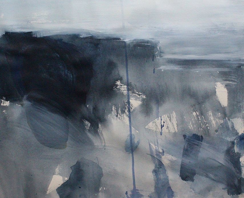 La costa, pieza del pintor cubano, afincado en Argentina, Juan Miranda. (CORTESÍA)