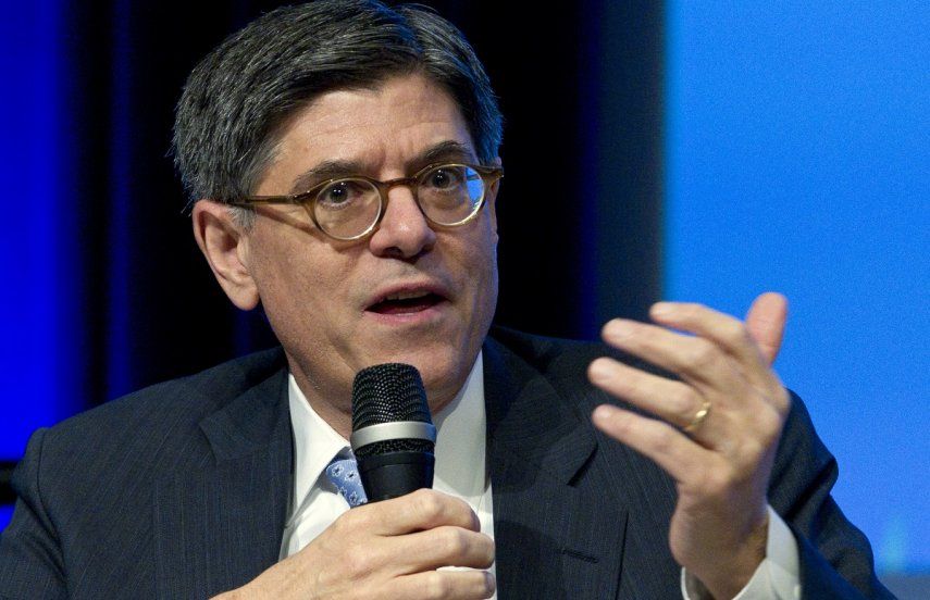El entonces secretario del Tesoro de EEUU Jacob Lew en Washington el 7 de octubre de 2016.&nbsp;