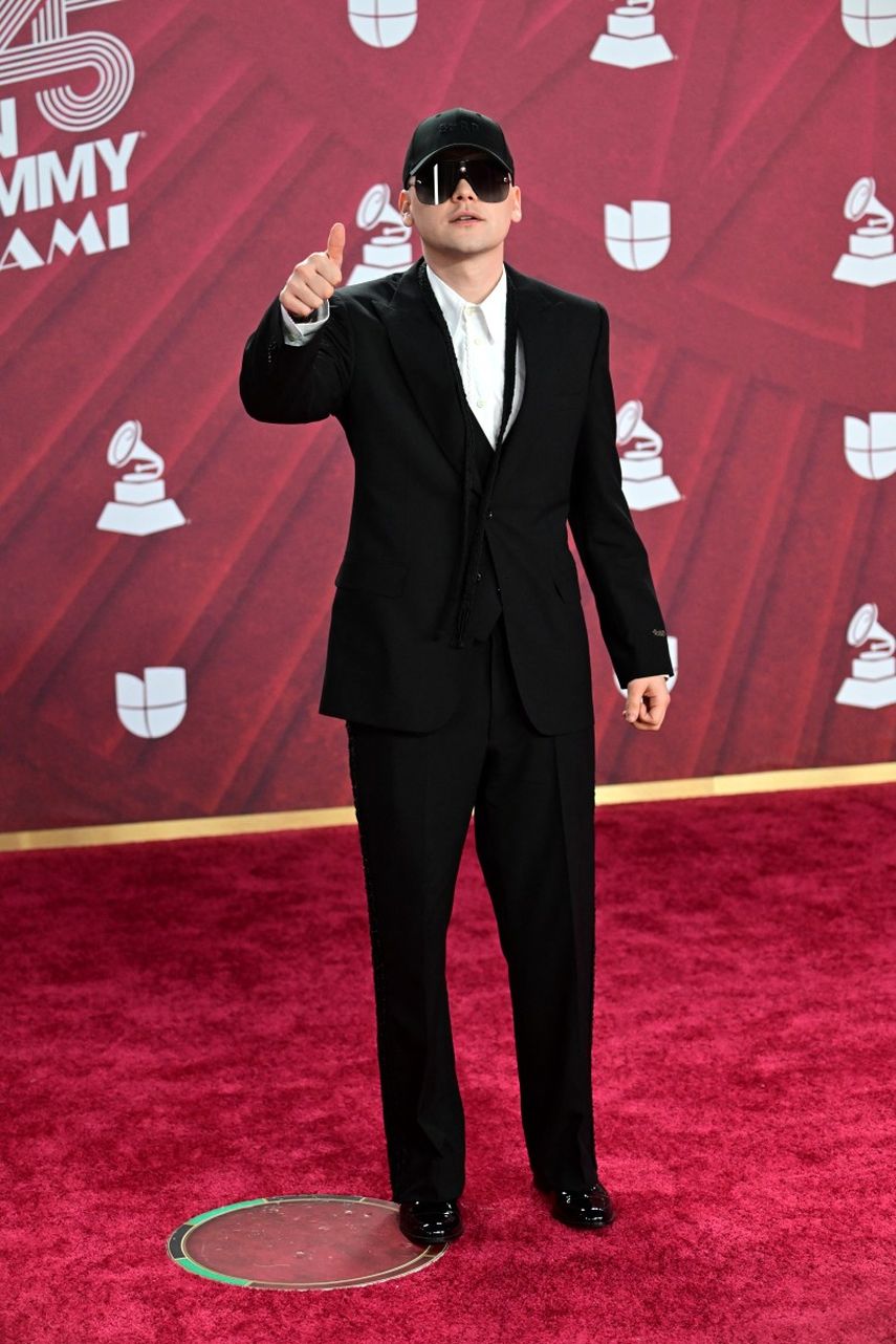 El DJ y productor discográfico argentino Bizarrap asiste a la 25a Entrega Anual de los Premios Latin Grammy en el Kaseya Center en Miami, Florida, el 14 de noviembre de 2024.&nbsp;