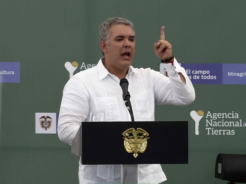El presidente de Colombia, Iván Duque.&nbsp;