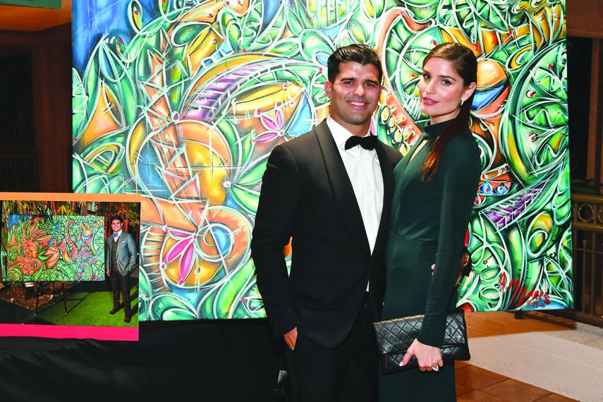 Alex Mijares y Greta Jiménez.