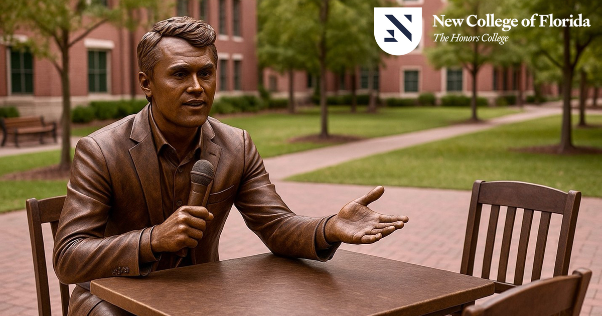 Anuncian monumento a Charlie Kirk en universidad de Florida con respaldo de gobernador DeSantis