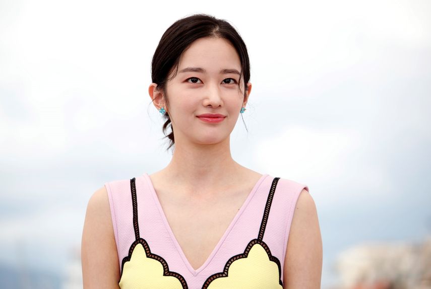 La actriz surcoreana Jun Jong-Seo durante la presentación de la película Burning en el Festival de Cine de Cannes.&nbsp;