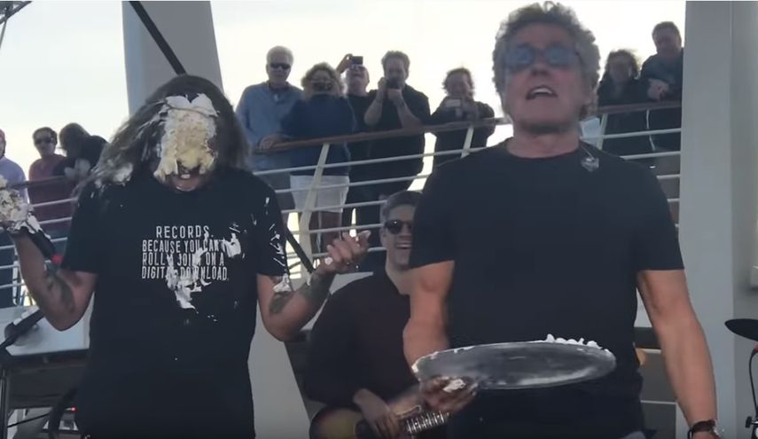 Sebastian Bach y Roger Daltrey.