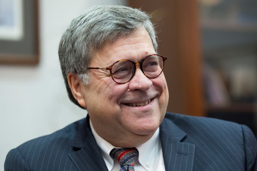El nominado a convertirse en nuevo fiscal general de Estados Unidos William Barr.
