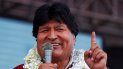 El expresidente boliviano Evo Morales habla con sus partidarios durante una ceremonia de bienvenida, en El Alto, Bolivia, el jueves 3 de diciembre de 2020. El expresidente boliviano Evo Morales habla con sus partidarios durante una ceremonia de bienvenida, en El Alto, Bolivia, el jueves 3 de diciembre de 2020.