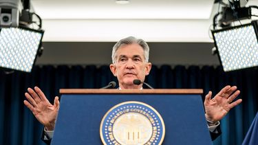 Jerome&nbsp;H.&nbsp;Powell,&nbsp;presidente de la Reserva Federal de EEUU.