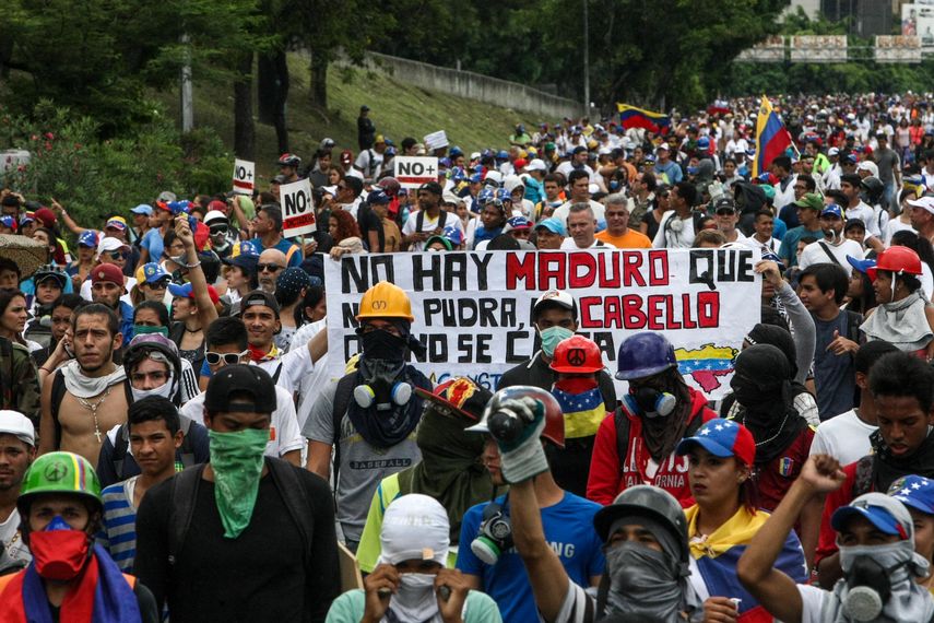 &nbsp;La marcha que era pacifica culminó en represión en algunos estados como Carabobo y Miranda.&nbsp;&nbsp;&nbsp;