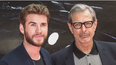 Los actores Liam Hemsworth y Jeff Goldblum. (DPA)