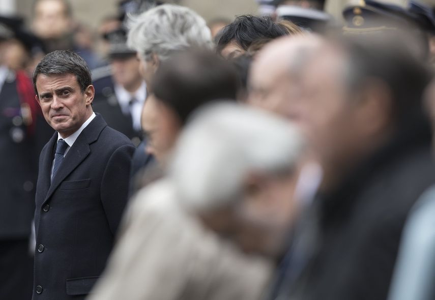 El exprimer ministro socialista, Manuel&nbsp;Valls, en abril pasado.
