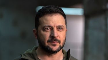 El presidente de Ucrania Volodimir Zelenski.
