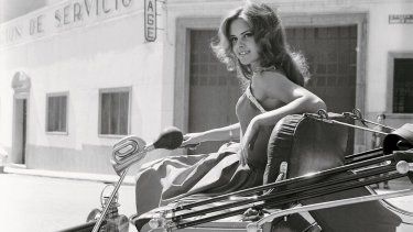 La actriz española Soledad Miranda posa en Madrid, en 1966.&nbsp;