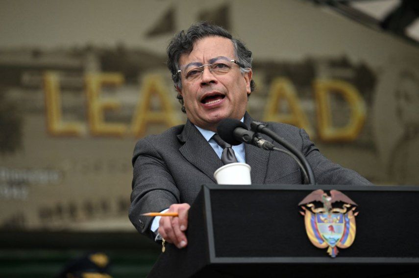 El presidente de Colombia, el izquierdista Gustavo Petro.