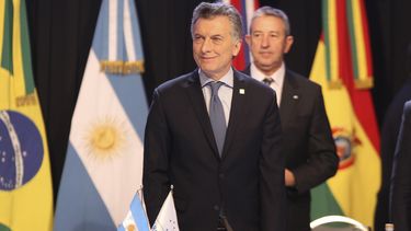 El presidente de Argentina, Mauricio Macri, asiste a la inauguración de la cumbre semestral de jefes de Estado del Mercado Común del Sur (MERCOSUR).