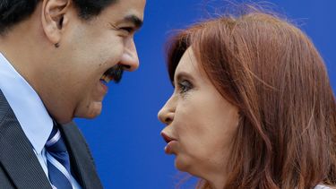 Nicolás Maduro y Cristina Fernández en el Mercosur.&nbsp;