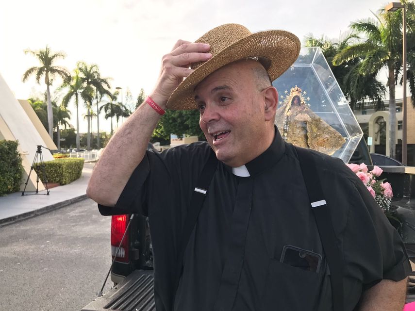 El padre Fernando Hería.