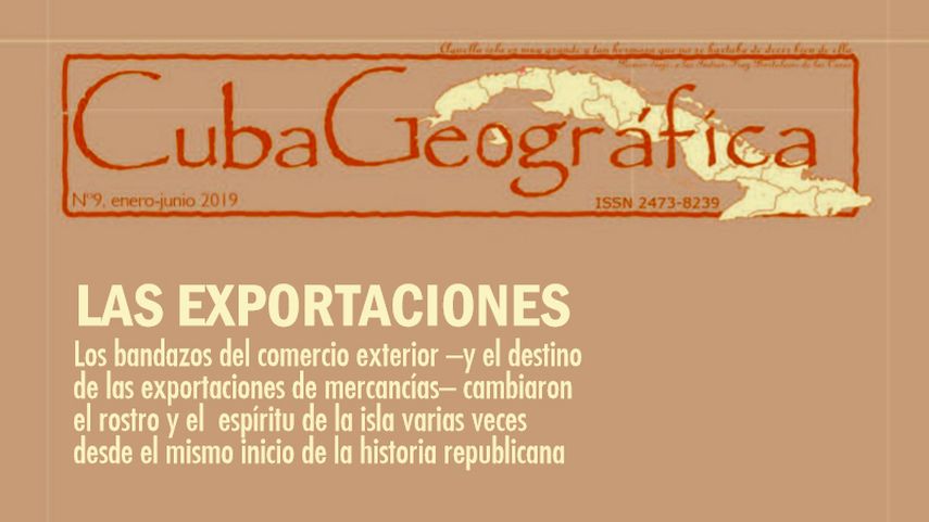 Parte de la portada de la revista CubaGeográfica.