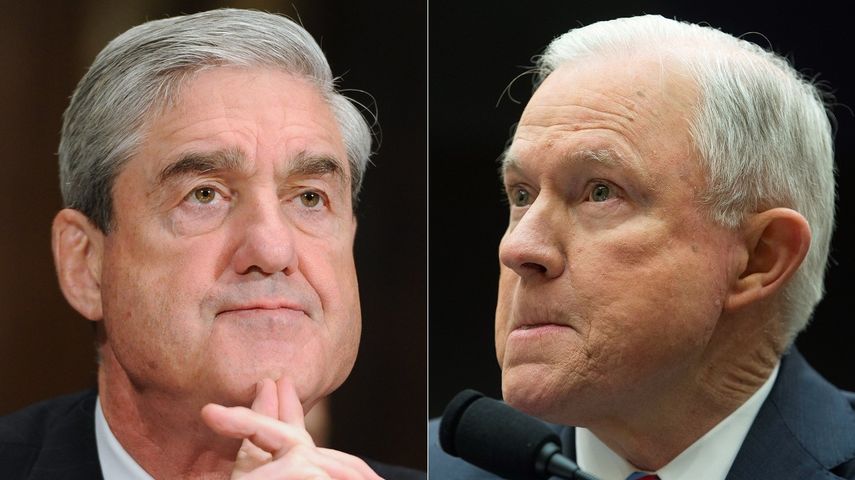 El fiscal de la trama rusa,&nbsp;Robert&nbsp;Mueller (izq.), interrogó al fiscal general de EEUU, Jeff Sessions, quien se ha convertido en el primer miembro en activo del Gobierno de Donald Trump en declarar ante los investigadores.&nbsp;