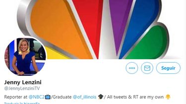 Imagen de la cuenta de Twitter de Jenny Lenzini.&nbsp;