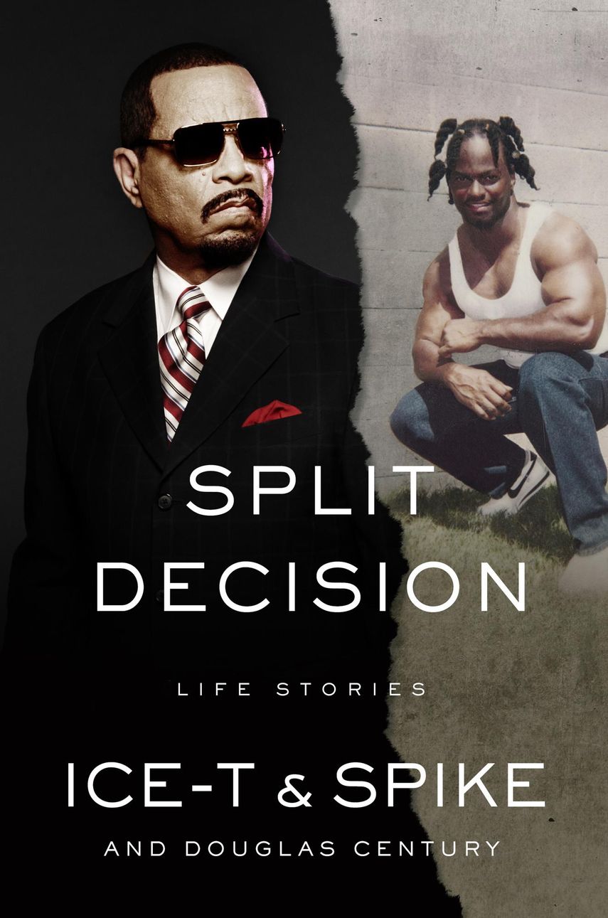 En esta imagen difundida por Gallery Books, la portada del libro Split Decisions: Life Stories de Ice-T & Spike, con Douglas Century, a publicarse el 19 de julio de 2022.