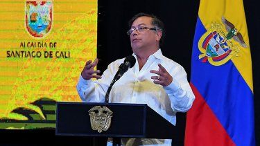 El presidente de Colombia Gustavo Petro.