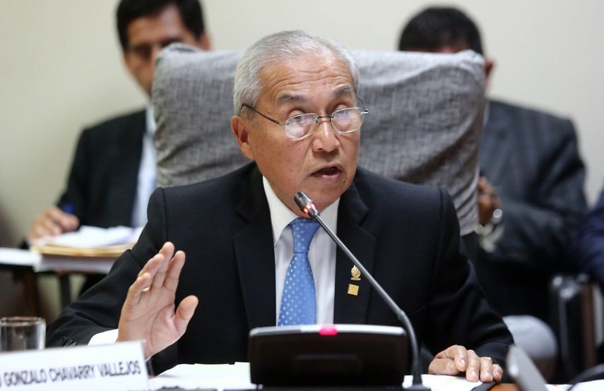 El fiscal general de Perú,&nbsp;Pedro&nbsp;Chavarry,&nbsp;en Lima.