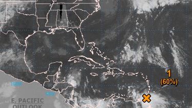 Perturbación en el mar Caribe.