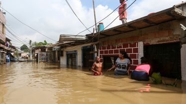 Caseríos completamente inundados debido a las lluvias en Colombia.&nbsp;