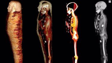 El chico de oro desenvuelto digitalmente, paso a paso.