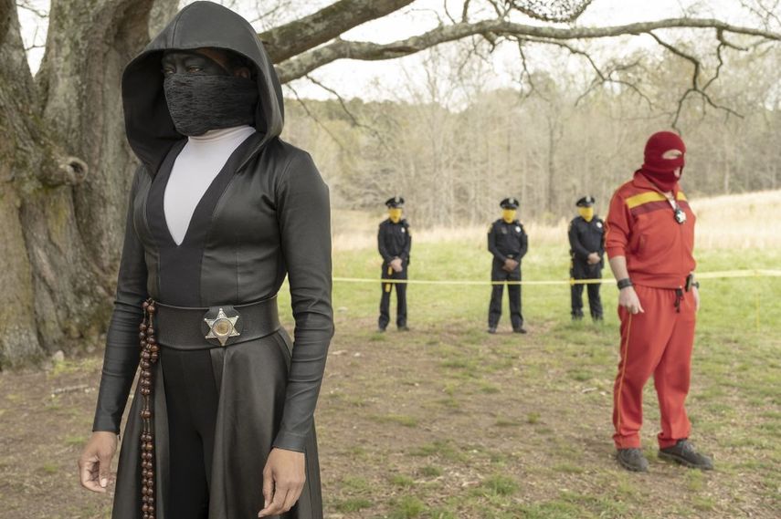 En esta imagen difundida por HBO, Regina King en una escena de Watchmen. La serie est&aacute; nominada a 26 premios Emmy, incluyendo a mejor serie limitada.&nbsp;