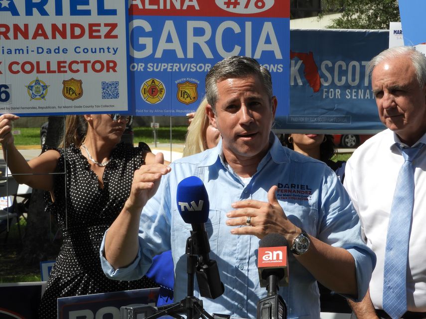 Dariel Fernández candidato a recaudador de impuestos.