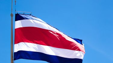 Bandera de Costa Rica.