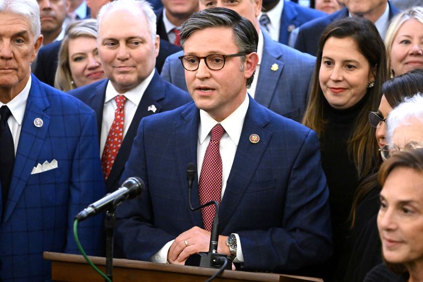 Mike Johnson es el nuevo presidente de la Cámara de Representantes