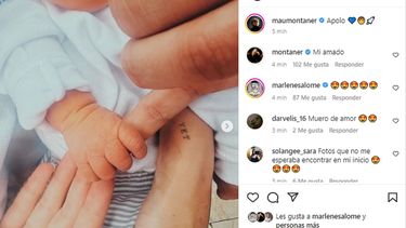 Nació el hijo de Mau Montaner y Sara Escobar, Apolo.&nbsp;Sus papás fueron los encargados de confirmar la noticia en sus redes sociales, donde compartieron las primeras imágenes del recién nacido.